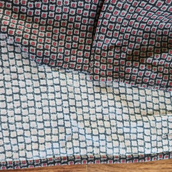 Batik Bay Dress Shirt Mens XXL Button Up Short Sleeve 100% Rayon Geometric - Picture 5 of 11